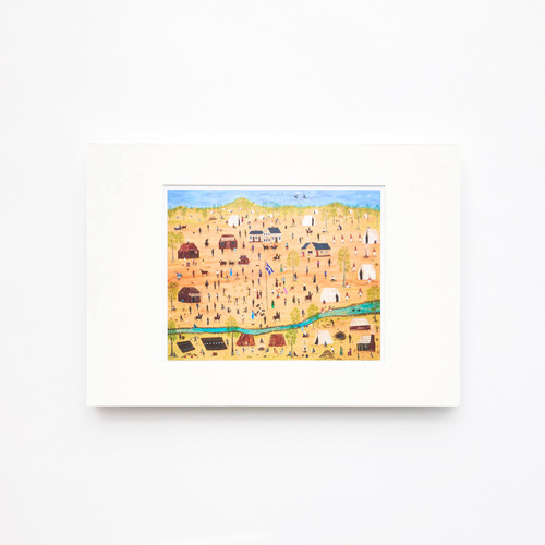 Marlene Gilson My Country Mounted Print