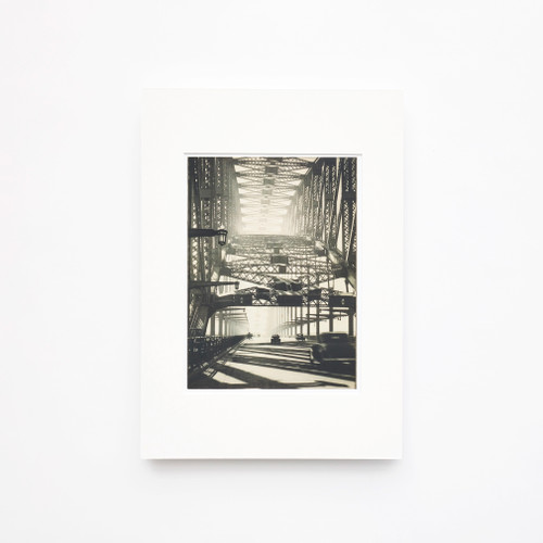 Harold Cazneaux Sydney Bridge Mounted Print