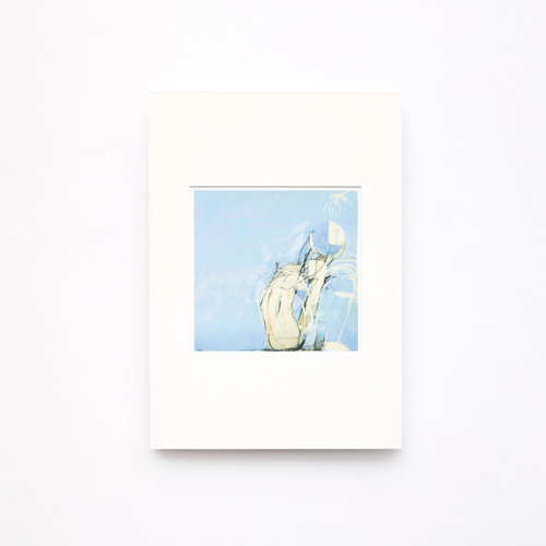 Brett Whiteley Bather and Mirror Mounted Print