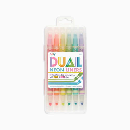 Dual Double-Ended Neon Highlighters