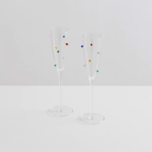 Maison Balzac Pomponette Champagne Flutes