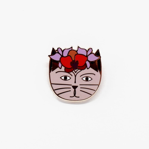 Niaski Georgia O'Cat Enamel Pin