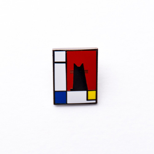 Niaski Meowdrian Enamel Pin