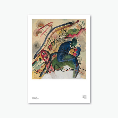Kandinsky, Study for 'Painting with White Border' A2 Print