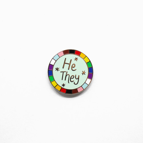 He/They Pronoun Pin