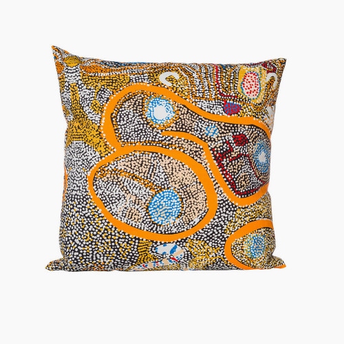 Elaine Lane Orange Cushion Cover