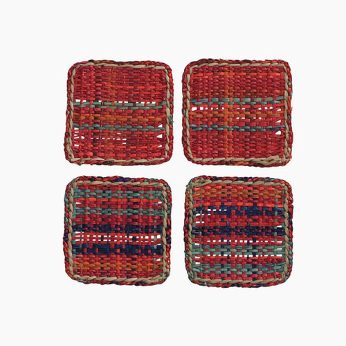 Isla Crimson Coaster Set