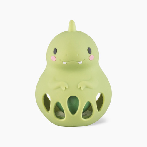 Dino Silicone Rattle