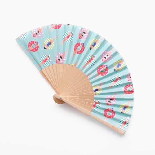 Swimmers Hand Fan