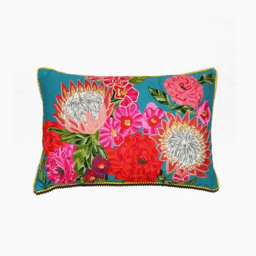 Ruby Star Tropical Garden Cushion
