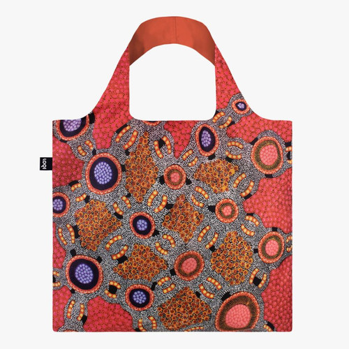LOQI Jennifer Napaljarri Lewis Pink Water Dreaming Shopping Bag