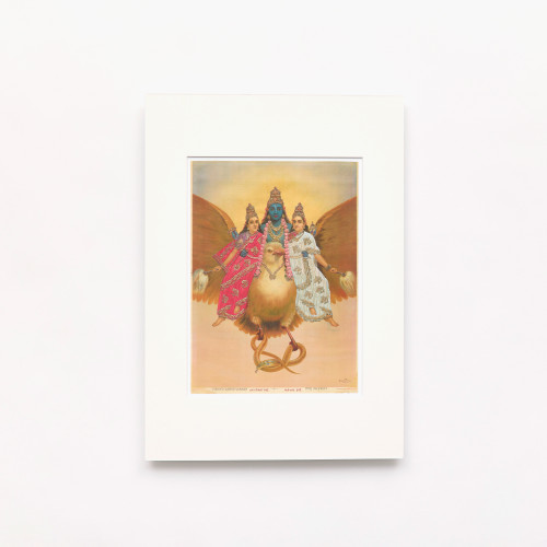 Vishnu-Garud Wahan A3 Mounted Print
