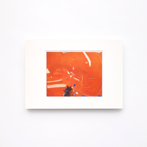 Brett Whiteley Big Orange Mounted Print