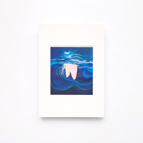 Brett Whiteley Pink Heron Mounted Print