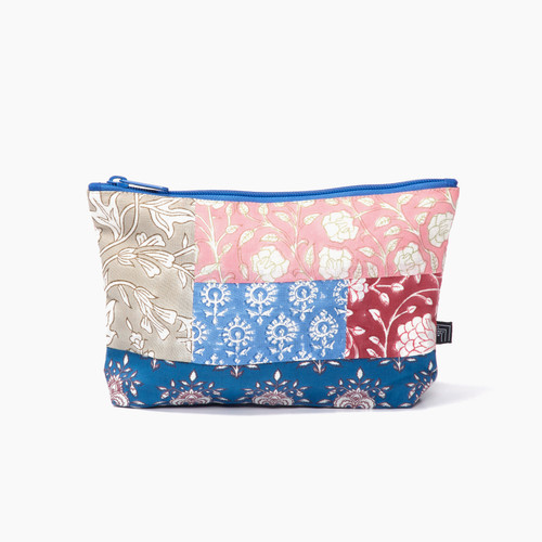 Avatar Pink Blue Patchwork Pouch
