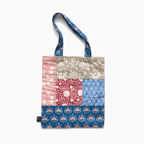 Avatar Pink Blue Patchwork Tote Bag