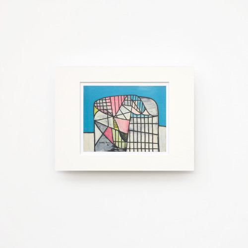 Sidney Nolan Luna Park A5 Mounted Print