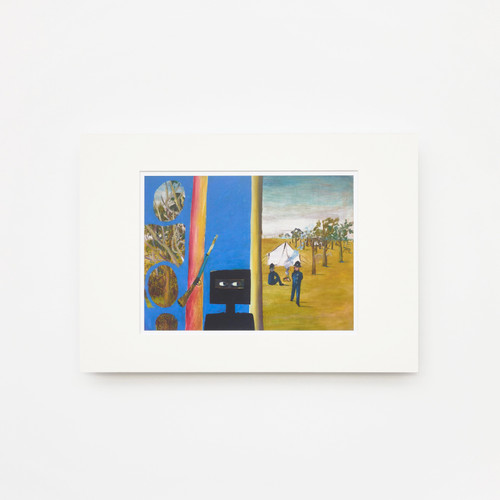 Sidney Nolan The Camp A3 Mounted Print