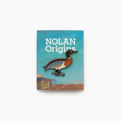 Sidney Nolan Dog and Duck Hotel Enamel Pin