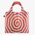 LOQI Louise Bourgeois Red Spirals Shopping Bag