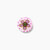 Yayoi Kusama White and Pink Flower Badge