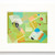 Ralph Balson Construction in Green Mounted Print