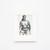 Eric Wilson Seated Female Nude, Front View Mounted Print