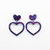 Haus of Dizzy Genie Small Barbie Heart Earrings