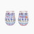 Mediterranean Summer Glass Tumbler Set