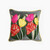Ruby Star Grey Lotus Flower Cushion