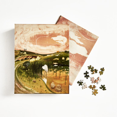 【希少品】Australian Paintings Jigsaw Book TheAustraliaEdition_puzzleflat
