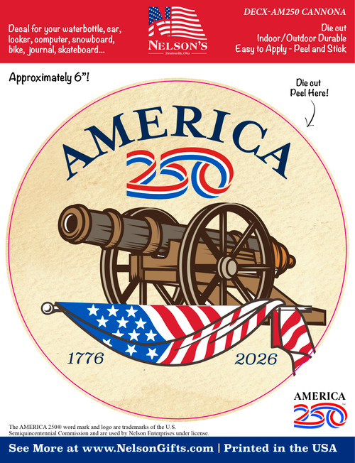 America 250 Canon Decal