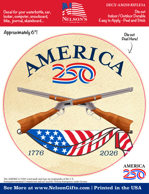 America 250 Rifles Decal 3