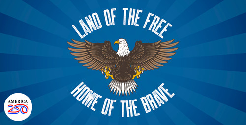 Land of the Free Bumper Sticker