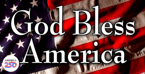 God Bless America Bumper Sticker