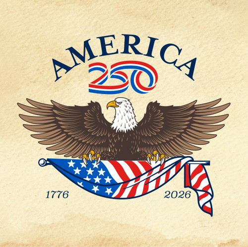 America250™ Eagle Bumper Sticker