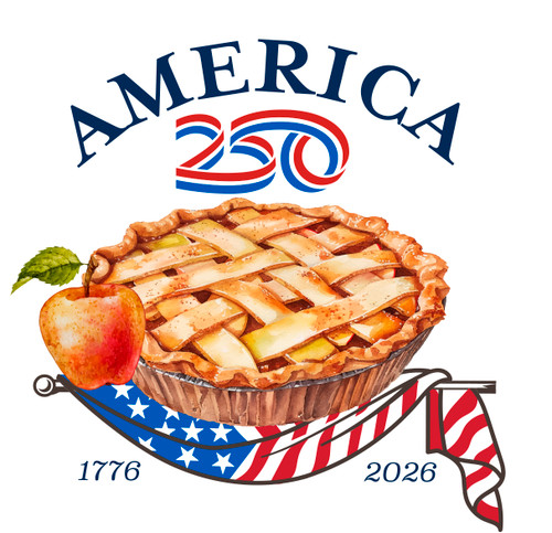America250™ Pie Bumper Sticker