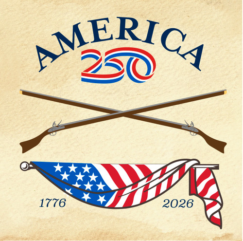 America250™ Rifle Bumper Sticker