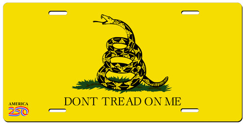 "Don't Tread on Me" License Plate