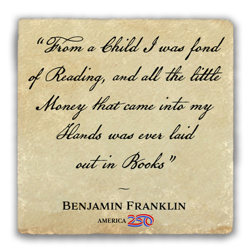 "From a Child" Tumbled Stone Coaster