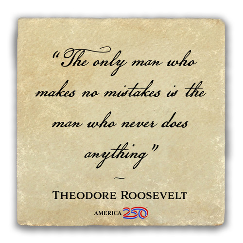 "The Only Man" Tumbled Stone Coaster