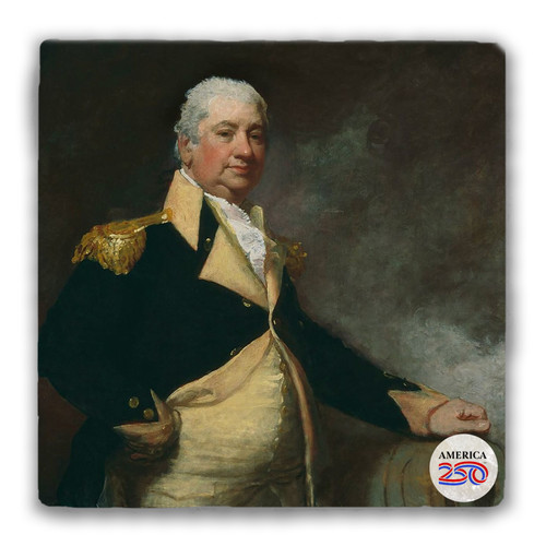 Henry Knox Tumbled Stone Coaster