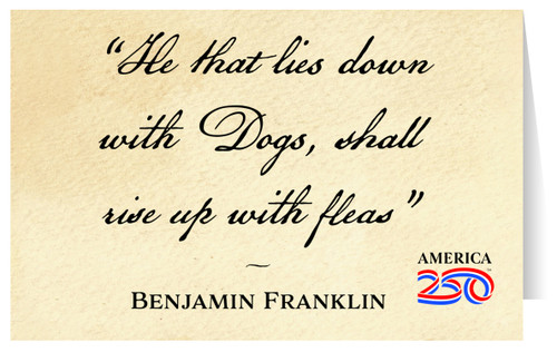 "He That Lies" Greeting Card