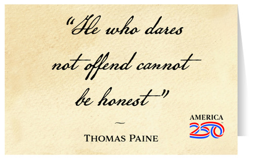 "He Who Dares Not Offend"  Greeting Card