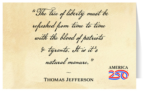 "The Tree of Liberty" Greeting Card