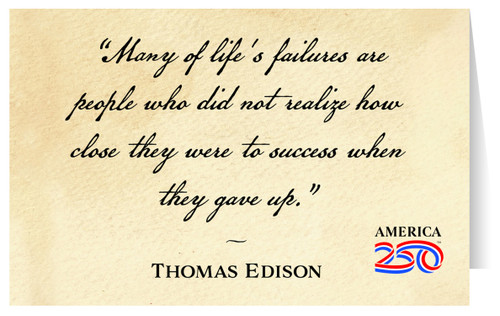 "Life's Failures" Greeting Card