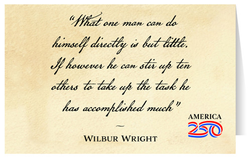 "What One Man Can Do" Greeting Card