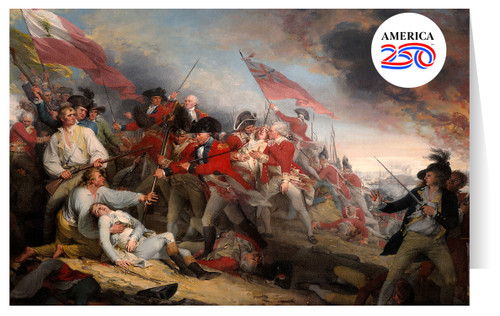 The Battle of Bunker's Hill Greeting Card
