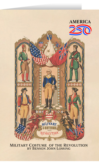 Military Costume of the Revolution Greeting Card