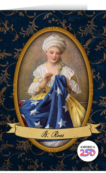 Betsy Ross Greeting Card
